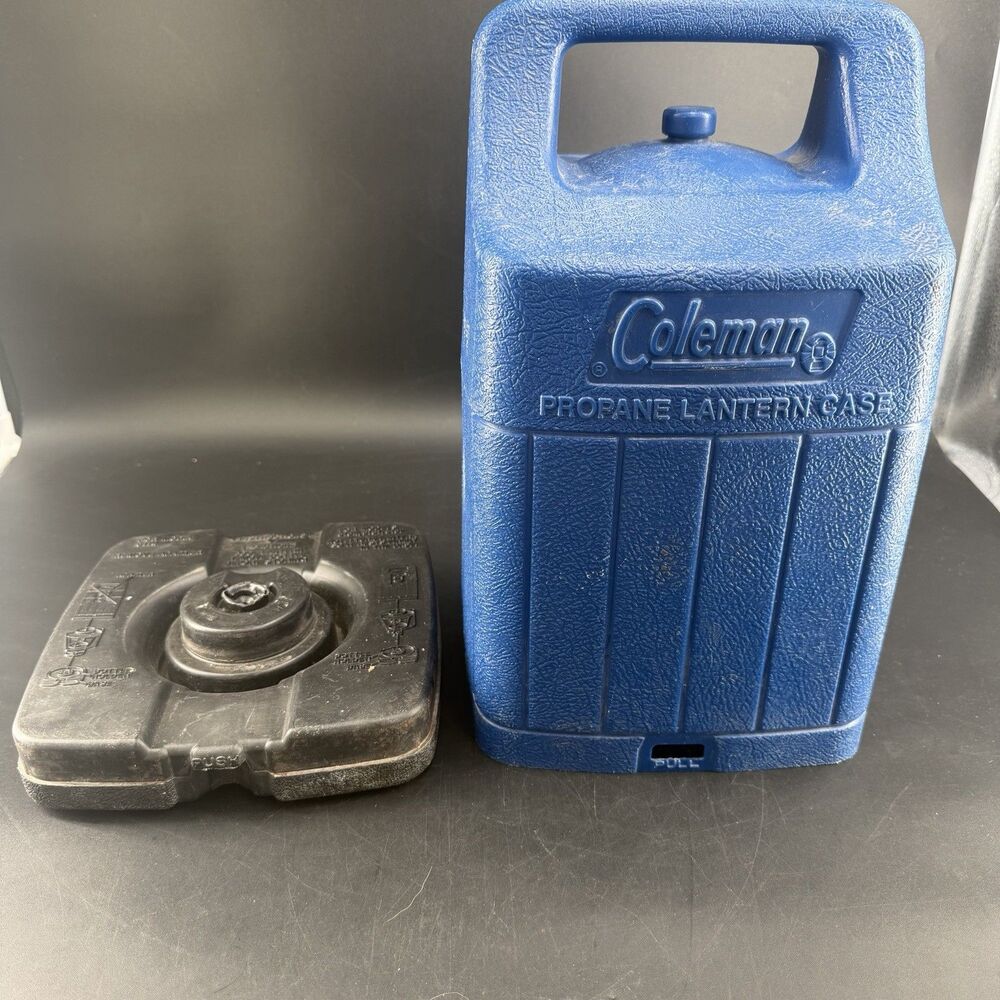 Coleman 5114 5154 5151 5152 Propane Lantern Hard Blue Carry Case Only
